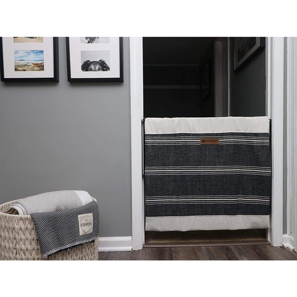 The Stair Barrier 27"-42.5" Wall to Wall Single Panel Gate, Charcoal (Open Box) - VMInnovations