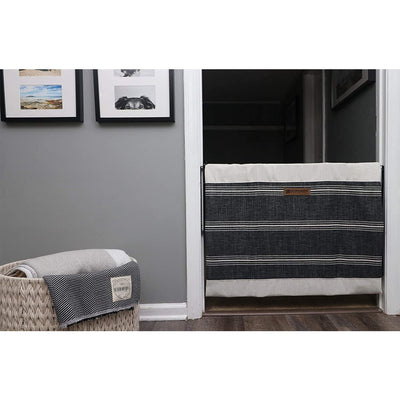 The Stair Barrier 27-42.5In Wall to Wall Single Panel Swing Gate Gray (Open Box) - VMInnovations