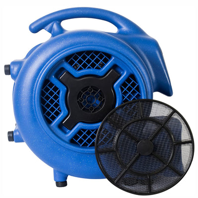 XPOWER Dog Grooming Cage Dryer with Multi Drying Hose Kit, Blue (Open Box)