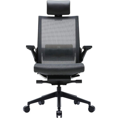 SIDIZ T80 Adjustable Ergonomic Office Desk Chair with Floor Carpet Mat, Gray - VMInnovations