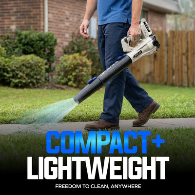 Sun Joe 20-Volt Cordless X20 Compact Leaf Blower w/ Batteries & Charger Open Box - VMInnovations