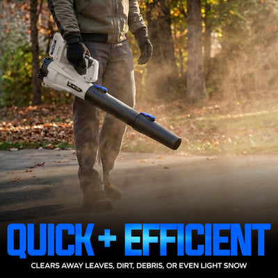 Sun Joe 20-Volt Cordless X20 Compact Leaf Blower w/ Batteries & Charger Open Box - VMInnovations