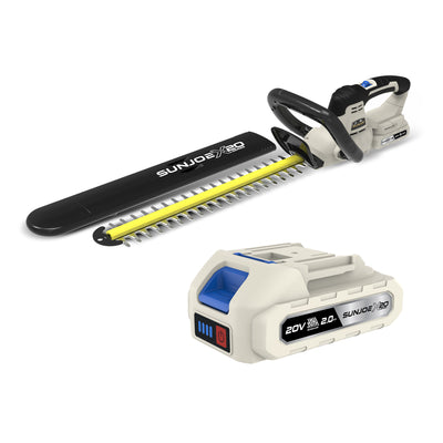 Sun Joe 20-Volt ECOSHARP Cordless X20 22" Electric Hedge Trimmer, X20-HEDGE-2A