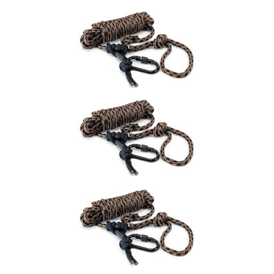 X3 Safe Climb Nylon Rope System w/ Lockable Carabiner (3 Pack) (Open Box) - VMInnovations