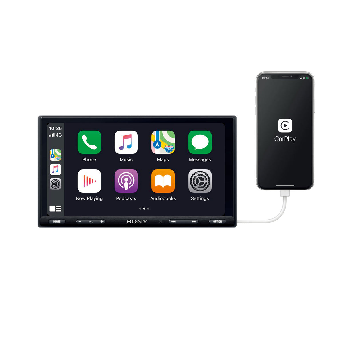 Sony XAVAX5500 6.95 Inch Double DIN Bluetooth Media Receiver with Weblink Cast