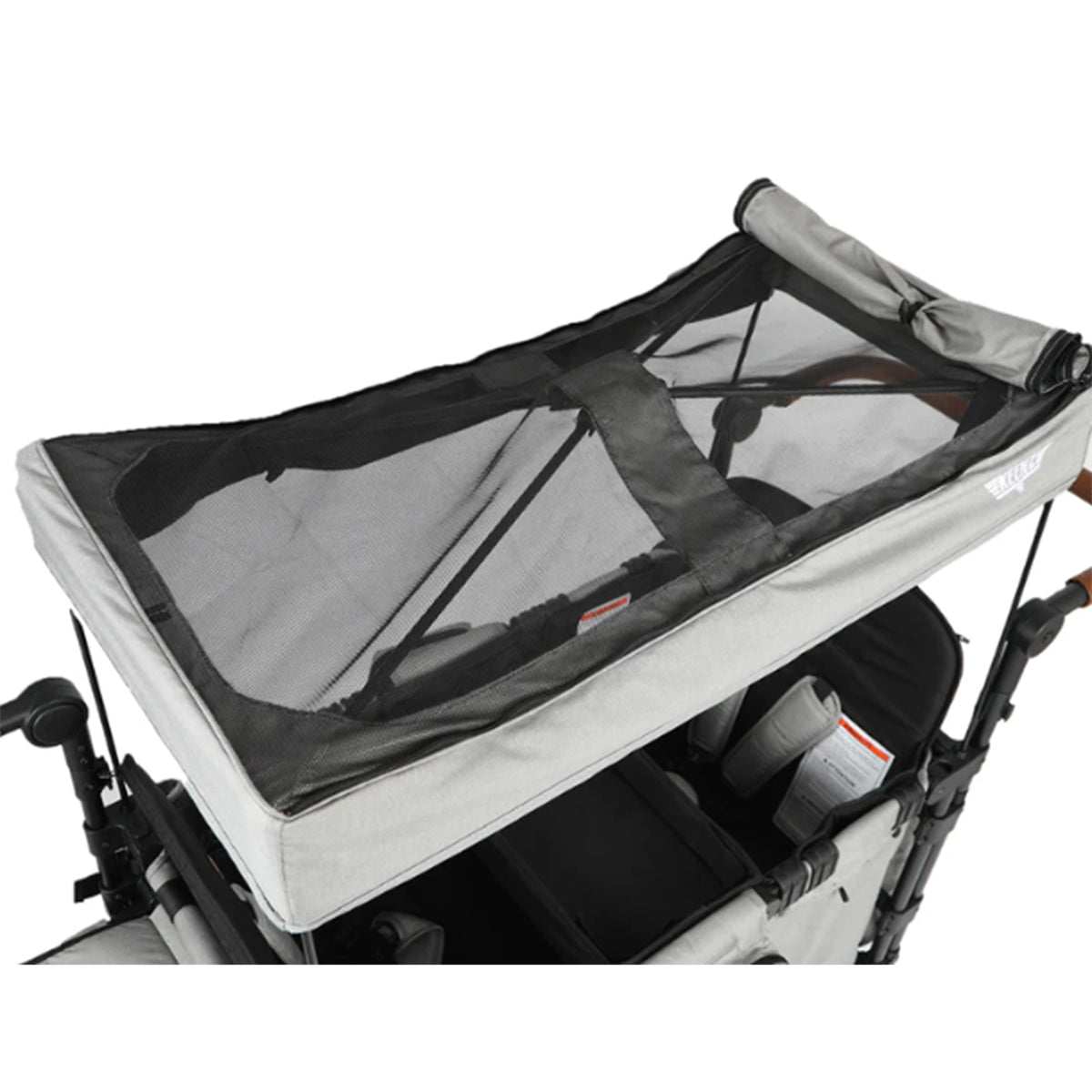 Keenz XC Luxury Comfort Push Pull Toddler Wheeled Stroller Wagon w/Canopy, Smoke - VMInnovations