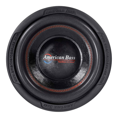 American Bass XR 12 D4 12 Inch 2400 Watt Subwoofer Speaker with Dual Enclosure Box - VMInnovations