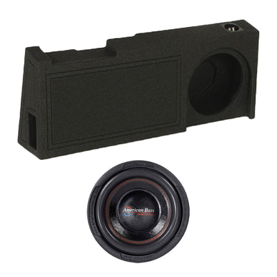 American Bass XO 1044 10 Inch 600 Watt Subwoofer Speaker with GM Chevy Enclosure