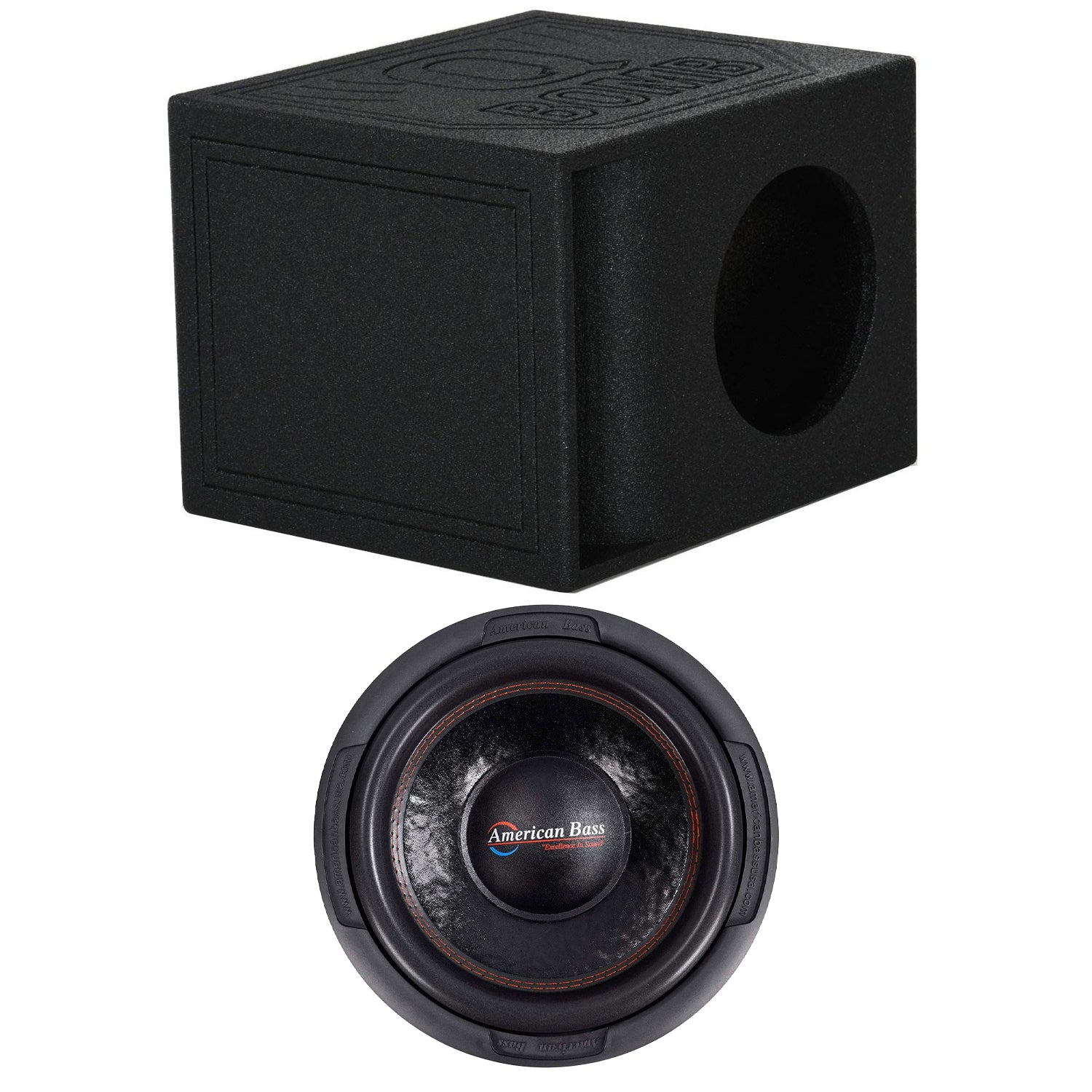 American Bass XFL 1244 Inch 2000 Watt Subwoofer Speaker with Enclosure Box - VMInnovations