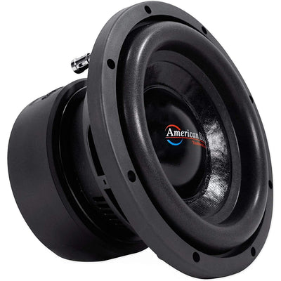 American Bass XD 844 8 Inch Dual 600 Watt Subwoofer Speaker with Enclosure Box - VMInnovations