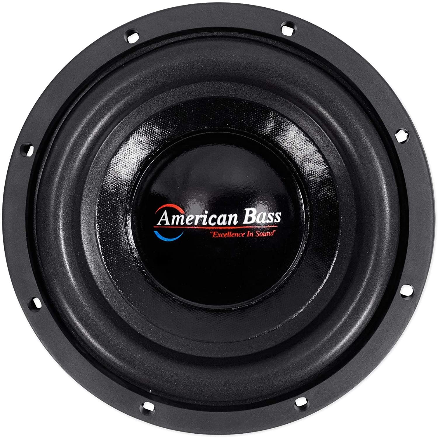 American Bass XD 844 8 Inch Dual 600 Watt Subwoofer Speaker with Enclosure Box - VMInnovations