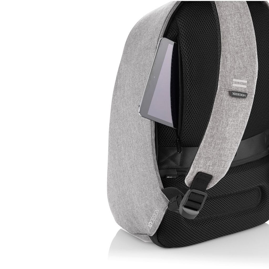 XD Design Bobby Pro Anti Theft Travel Laptop Backpack w/ USB Port Grey (Damaged)