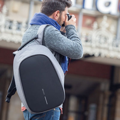 XD Design Bobby Pro Anti Theft Travel Laptop Backpack w/ USB Port Grey (Damaged)