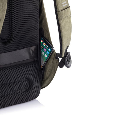 XD Design Bobby Hero Regular Anti Theft Travel Laptop Backpack w/USB Port, Green