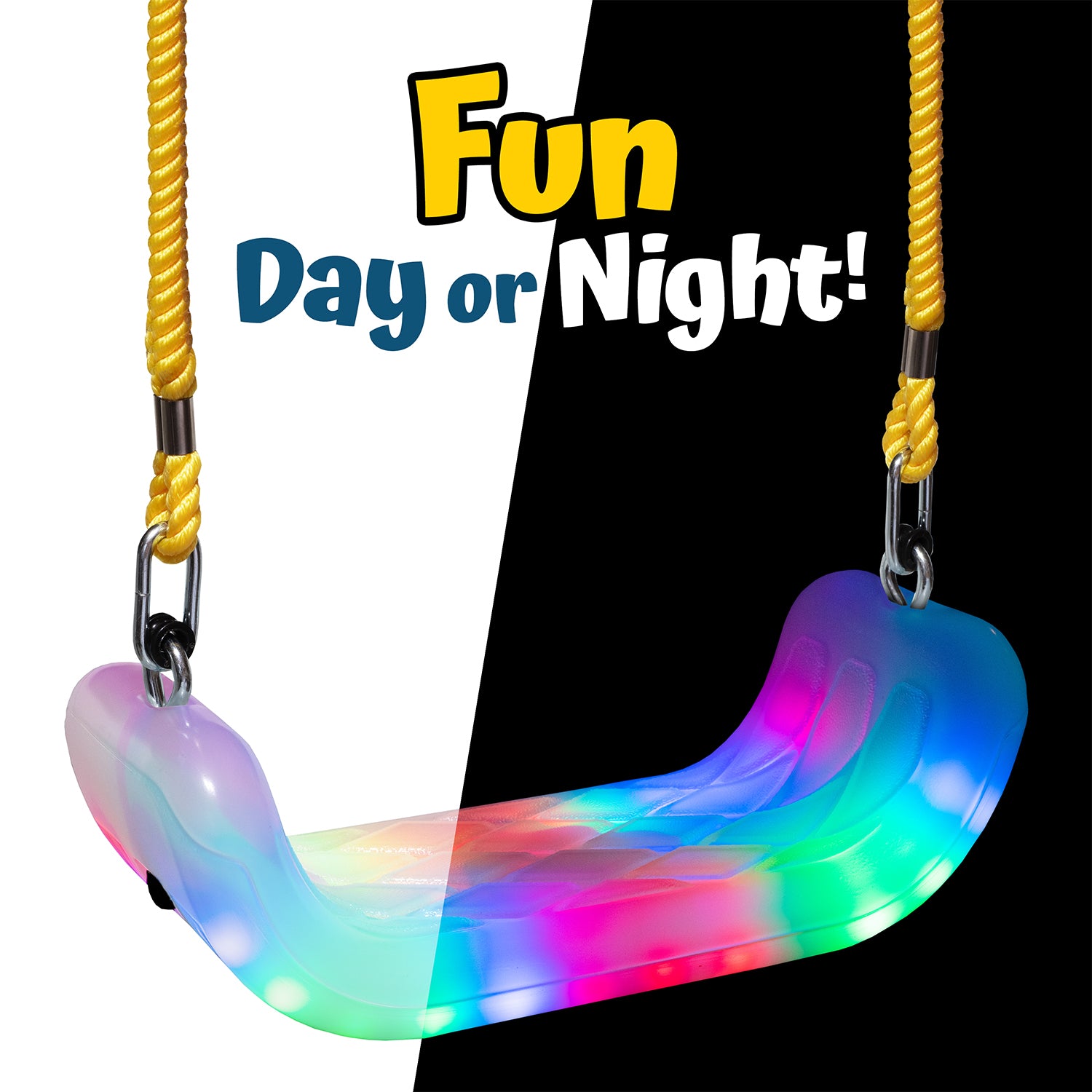 XDP Recreation Firefly Outdoor LED Kids Tree Swing with Hardware (For Parts) - VMInnovations