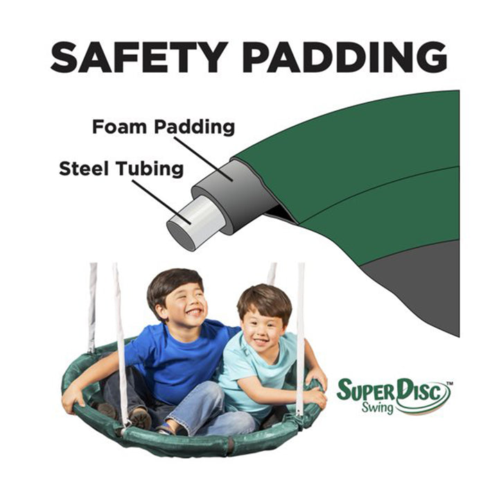 XDP Recreation Deerfield 10 Child Capacity Kids Swing Set Playground (Open Box) - VMInnovations