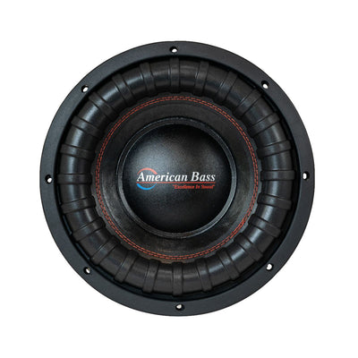 American Bass XFL 1044 10 Inch 2000 Watt Subwoofer Speaker with Vented Enclosure - VMInnovations