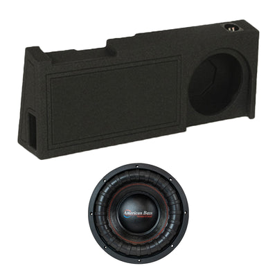 American Bass XFL 1044 10 Inch 2000 Watt Subwoofer Speaker with GM Chevy Enclosure