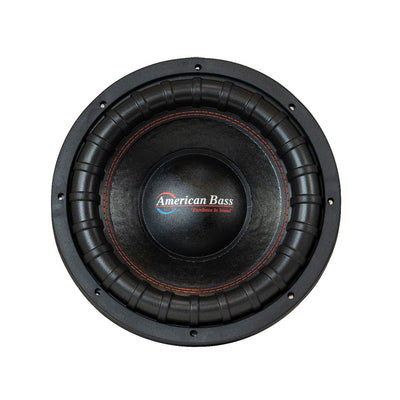 American Bass XFL 1244 12 Inch 2000 Watt Subwoofer Speaker with Dual Enclosure Box