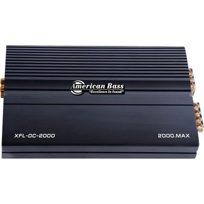 American Bass Monoblock 4 Channel Car Audio Amplifier w/ Bass Boost (Open Box)
