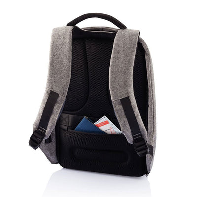 XD Design Bobby XL Anti Theft Travel Laptop Case Backpack with USB Port, Grey