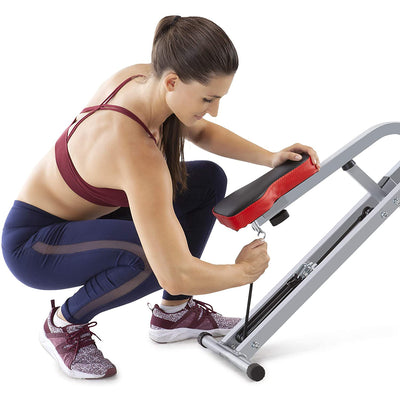 Marcy Fitness XJ-6334 Squat Rider Machine Bench for Glutes and Quads