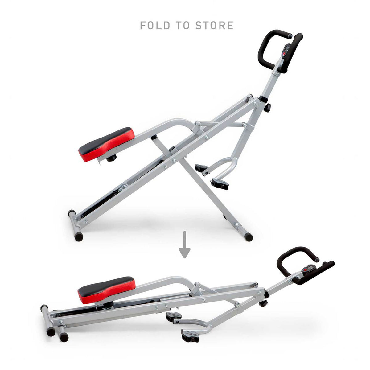 Marcy Fitness XJ-6334 Squat Rider Machine Bench for Glutes and Quads