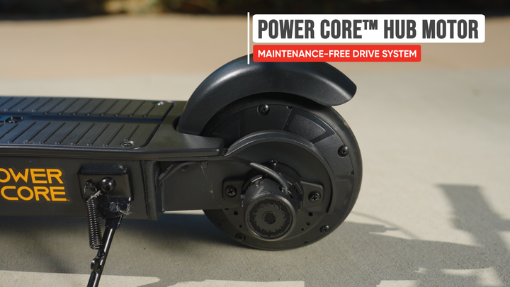 Razor Power Core XLR100 Electric Scooter Outdoor Ride-On Toy, Black (Damaged)