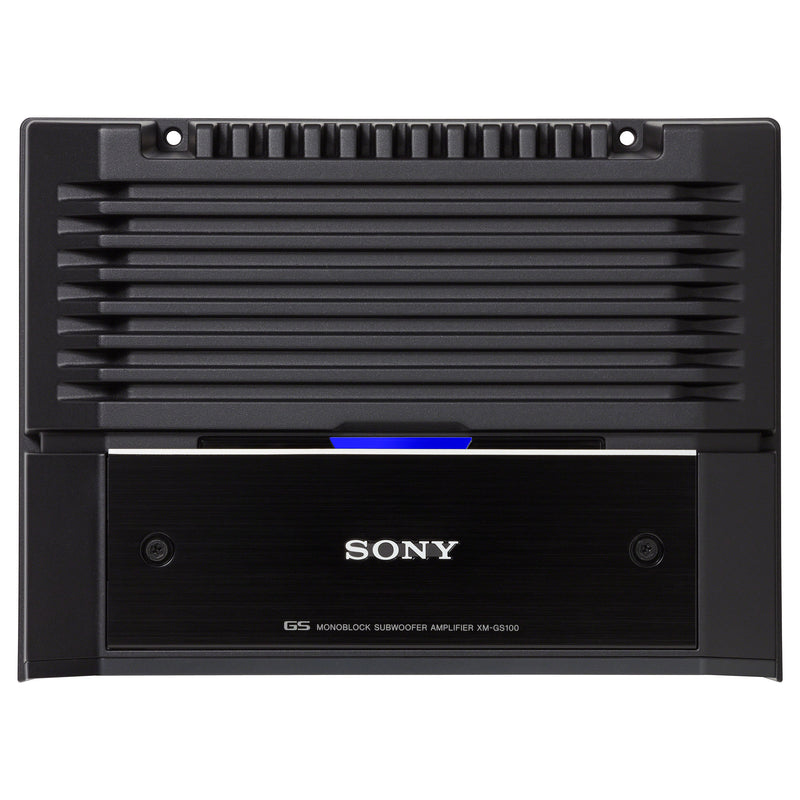 Sony XMGS100 Monaural 330 Watt MOSFET Class D Car Audio Stereo Amplifier, Black