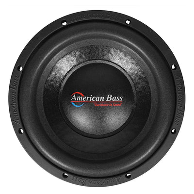 American Bass XO 1044 10 Inch 600 Watt Subwoofer Speaker with Vented Enclosure - VMInnovations
