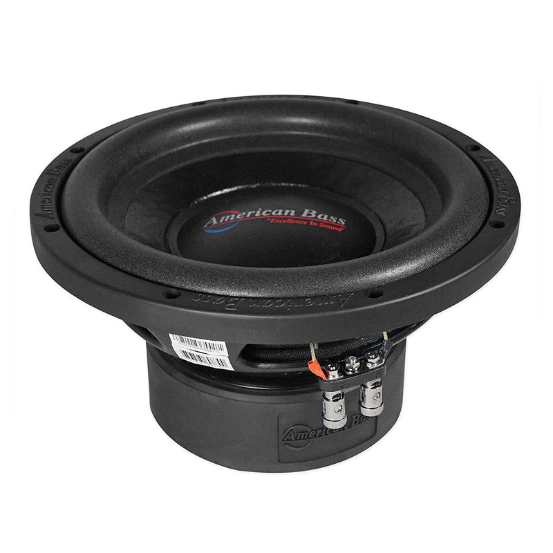 American Bass 10 Inch Dual 4 Ohm Voice Coil 600 Watt Subwoofer Speaker (Used)
