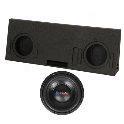 American Bass XO 1044 10 Inch 600 Watt Subwoofer Speaker with Tundra Enclosure - VMInnovations