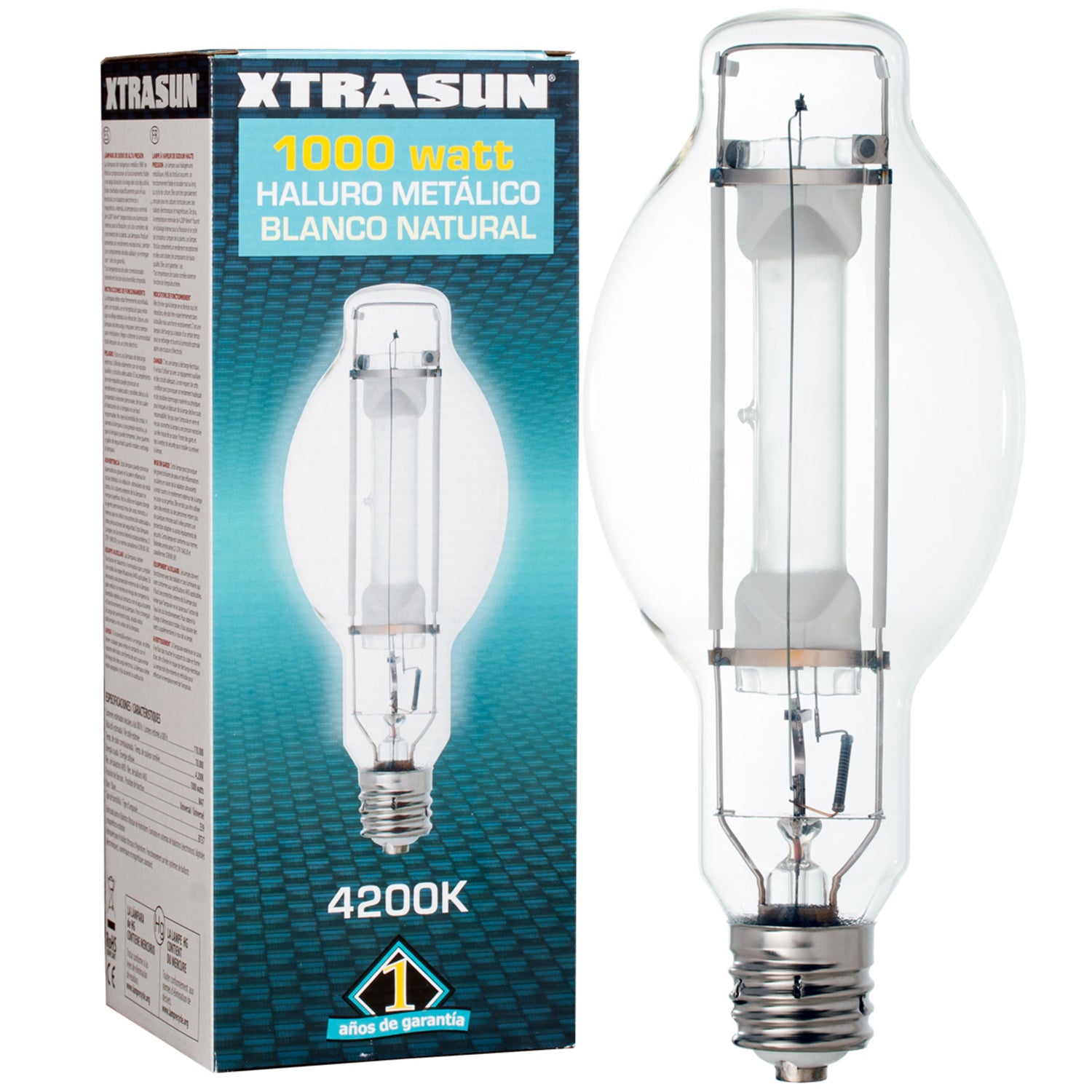Xtrasun XTB2000 Natural White 4200K Metal Halide Grow Lamp Light, 1000 Watts - VMInnovations