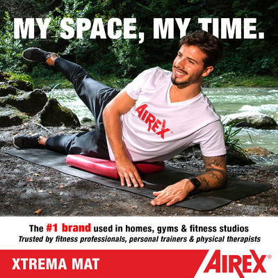 Airex 180 Closed Cell Foam Fitness Mat for Yoga, Pilates, and More, Black (Used) - VMInnovations