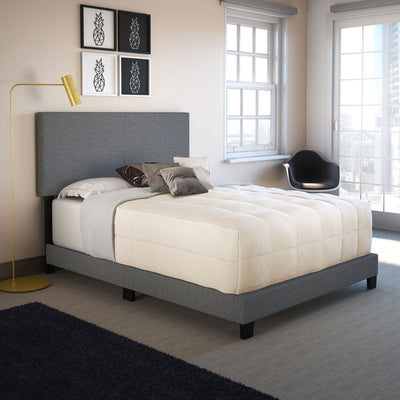 Boyd Sleep Montana Queen Bed Frame Foundation and Headboard, Grey (Used)