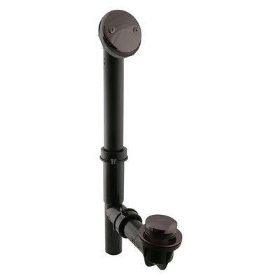 Westbrass Y593144-12 1.5 Inch Tip Toe Bath Waste Drain Kit, Bronze (2 Pack)