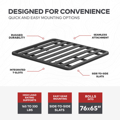 Yakima 76x65" LockNLoad 3 Bar System Heavy Duty Roof Rack, Black (For Parts) - VMInnovations