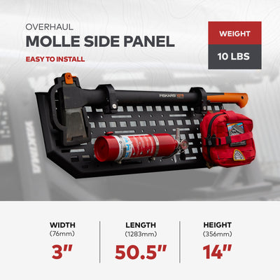 Yakima Mid Powder Coated Aluminum Molle Side Panel for OverHaul HD (Open Box) - VMInnovations