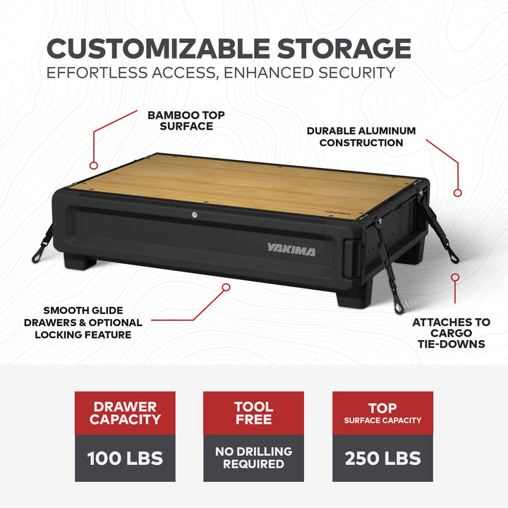 Yakima Medium Base Unit of Drawer System w/Internal Drawer Divider (Used)