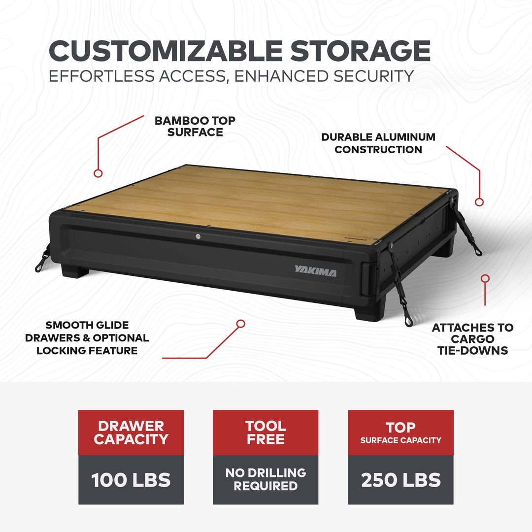 Yakima MOD HomeBase XL Base Unit  w/Internal Drawer Divider (Open Box)
