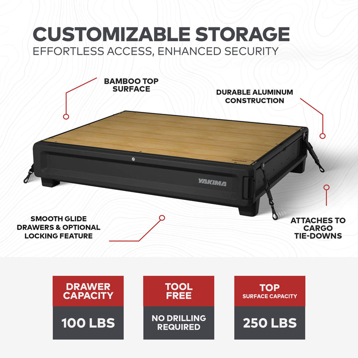 Yakima MOD HomeBase XL Base Unit  w/Internal Drawer Divider (Open Box)