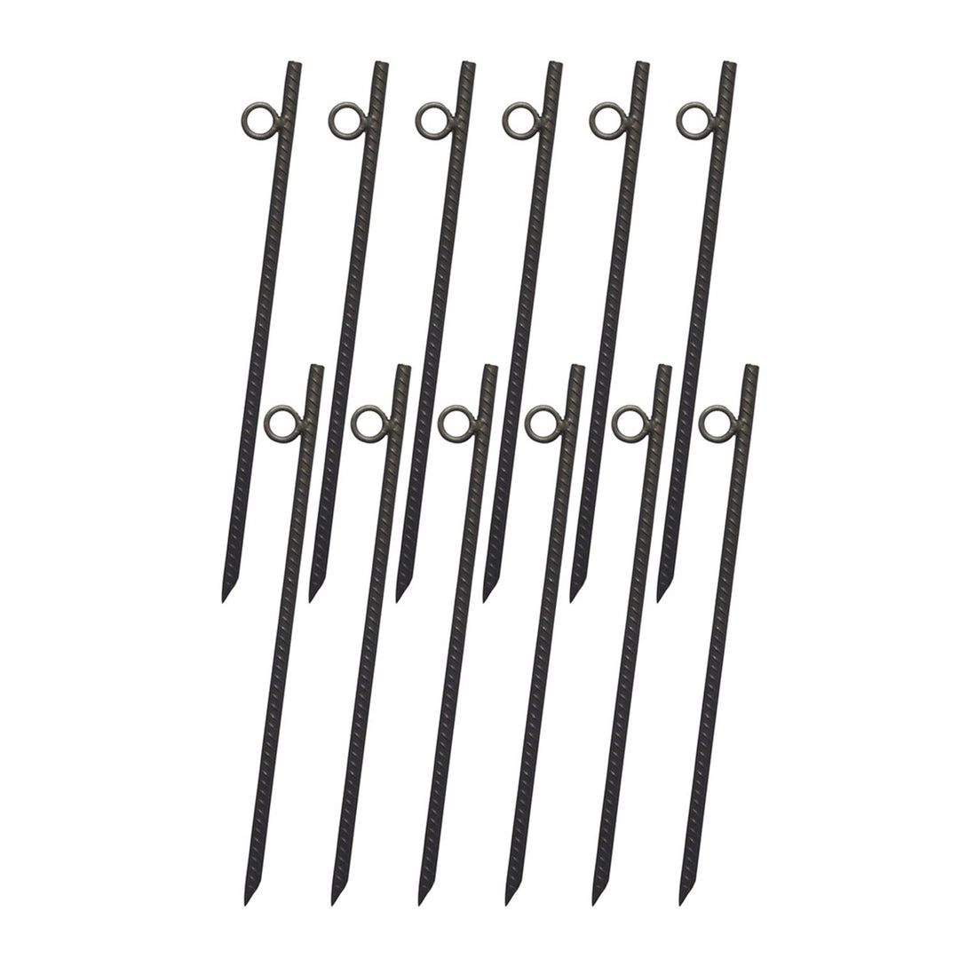Yard Tuff Rebar 18" Steel Durable Tent Canopy Ground Stakes (12pk) (Open Box)