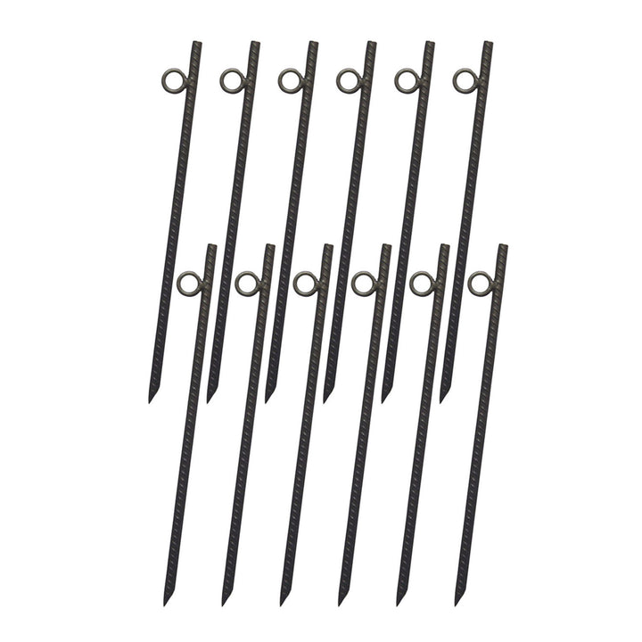 Yard Tuff Rebar 18" Steel Durable Tent Canopy Ground Stakes (12pk) (Open Box)