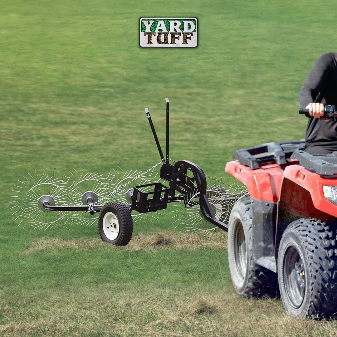 Yard Tuff ACR-600T 55" Steel Tow Behind Acreage Rake with Pin Style Hitch (Used) - VMInnovations