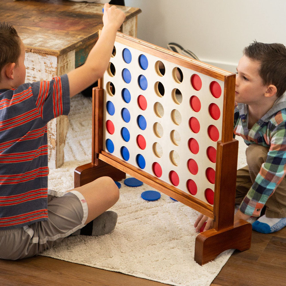 YardGames 1.8x2 Ft 4 Connect In a Row Backyard Lawn Multi Player Game (Open Box) - VMInnovations