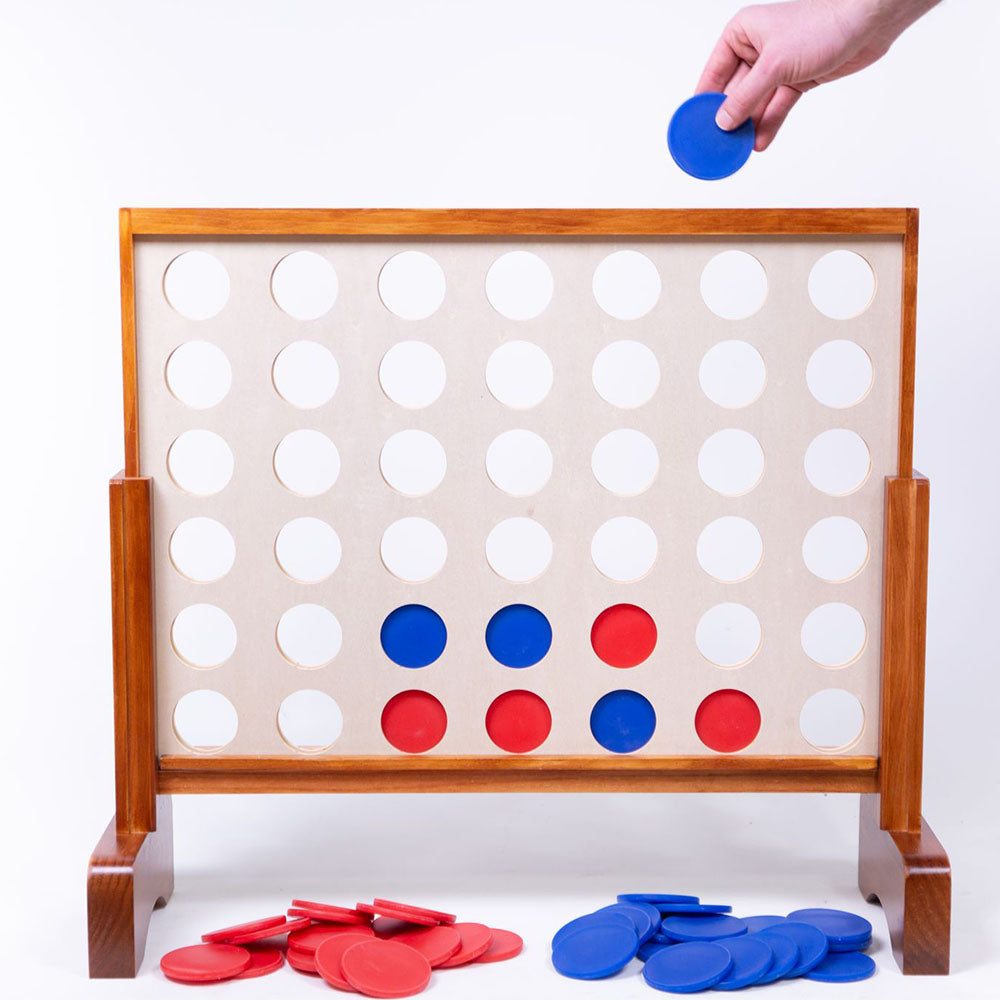 YardGames 1.8 x 2 Ft Large 4 Connect In a Row Lawn Multi Player Game (For Parts) - VMInnovations