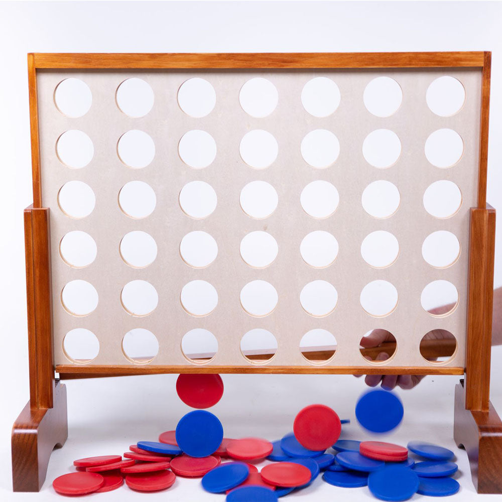 YardGames 1.8 x 2 Ft Large 4 Connect In a Row Lawn Multi Player Game (For Parts) - VMInnovations