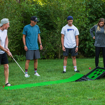 YardGames 20 x 22 Foot Putter Pong and Golf Mat Lawn Multi Player Game (Used)