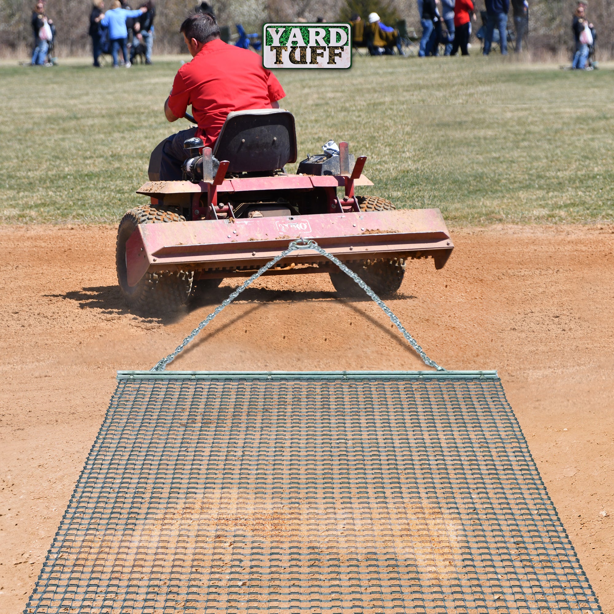 Yard Tuff YTF-68TBDM ATV/UTV 6' x 8' Zinc Plated Field Surface Mat (Open Box)