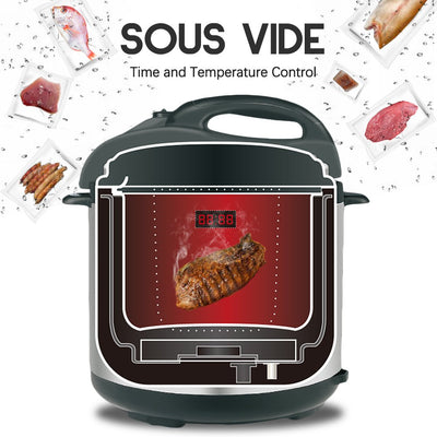 Geek Chef Multi Function 6 Quart Electric Slow and Pressure Cooker (Open Box)